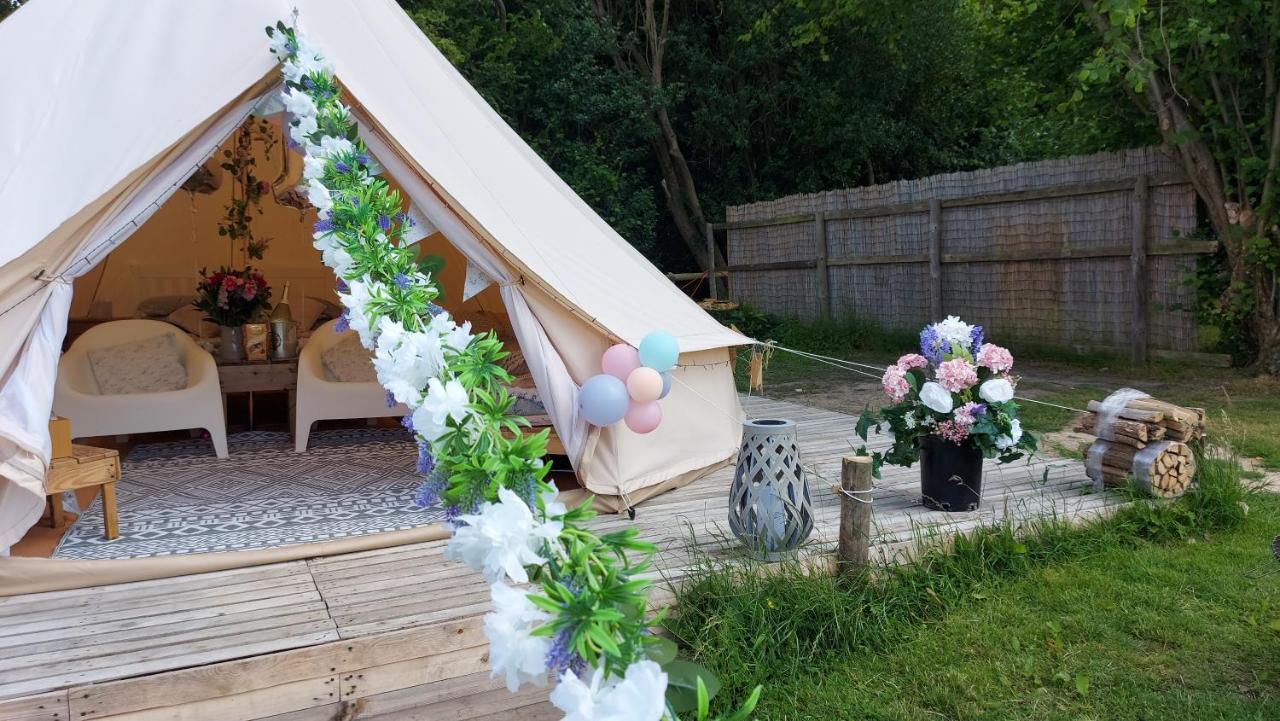 Hopgarden Glamping - Luxury 6M Bell Tent Wadhurst Εξωτερικό φωτογραφία