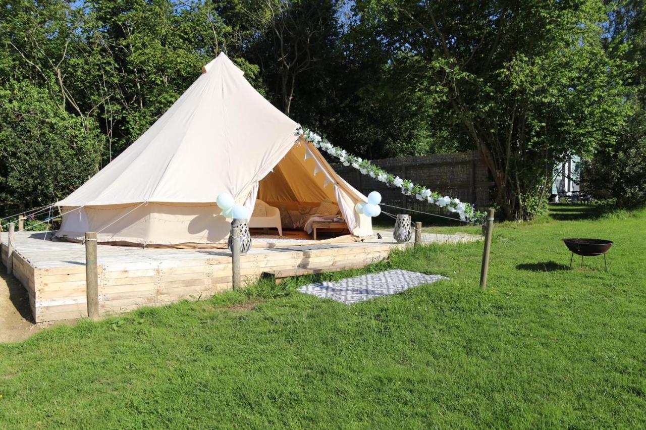 Hopgarden Glamping - Luxury 6M Bell Tent Wadhurst Εξωτερικό φωτογραφία