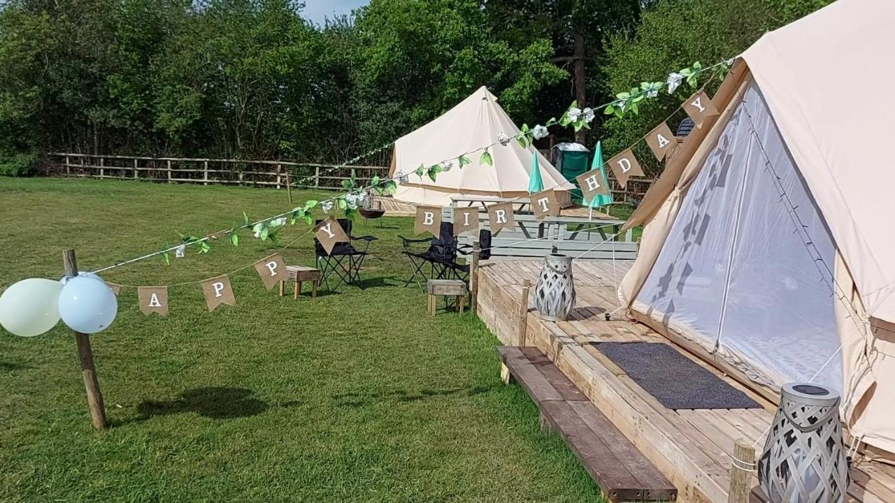 Hopgarden Glamping - Luxury 6M Bell Tent Wadhurst Εξωτερικό φωτογραφία