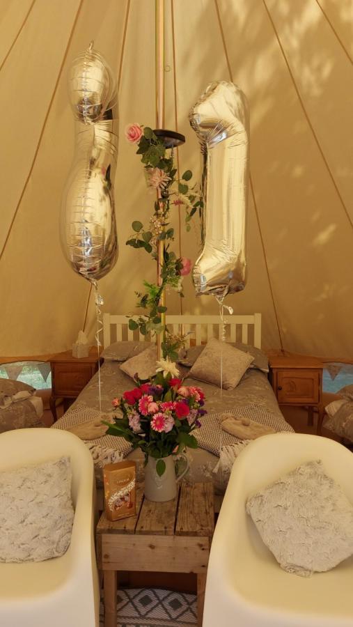 Hopgarden Glamping - Luxury 6M Bell Tent Wadhurst Εξωτερικό φωτογραφία