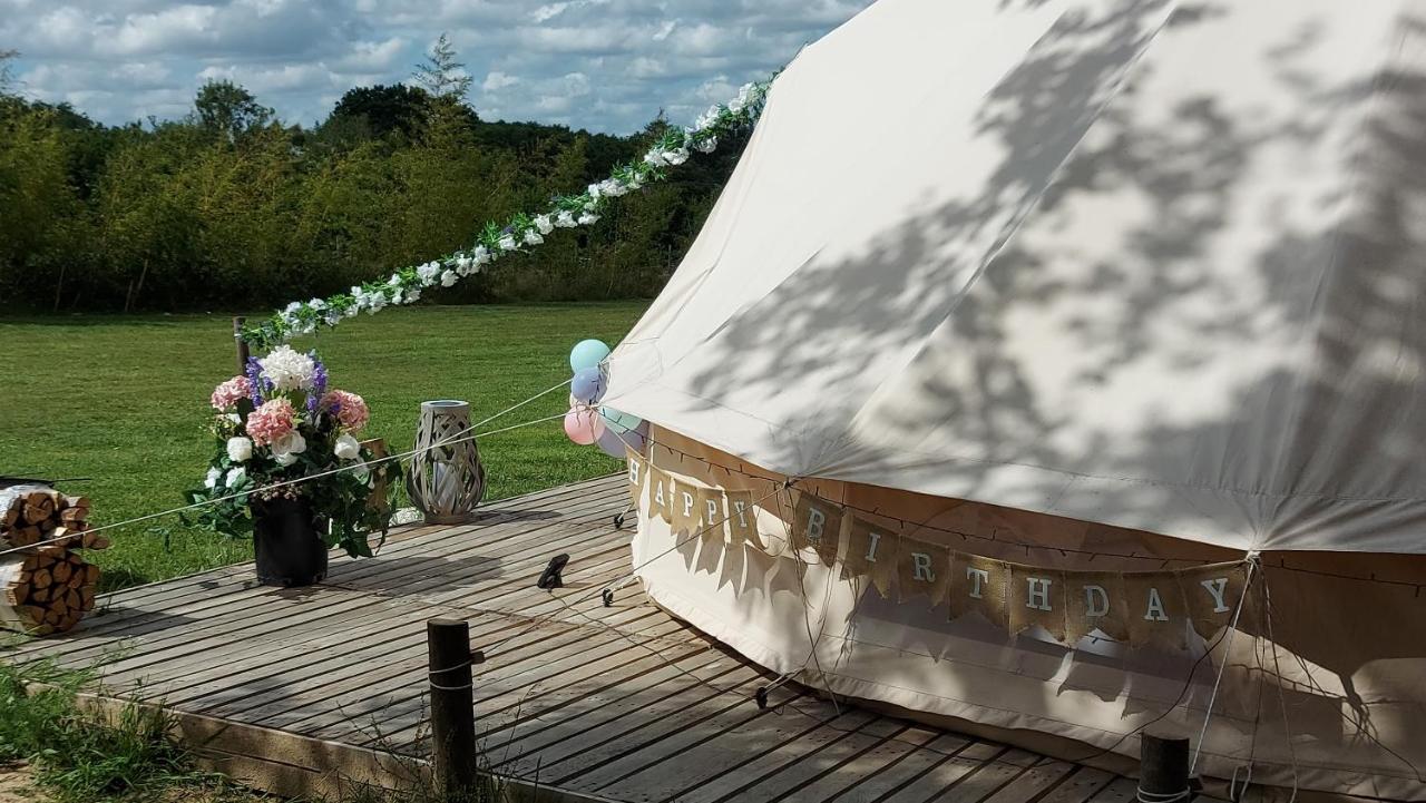 Hopgarden Glamping - Luxury 6M Bell Tent Wadhurst Εξωτερικό φωτογραφία